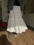 Aesthetic Laddies Ruffle Long Midi Skirts